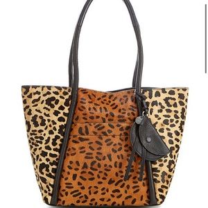 Lucky Brand leopard tote bag